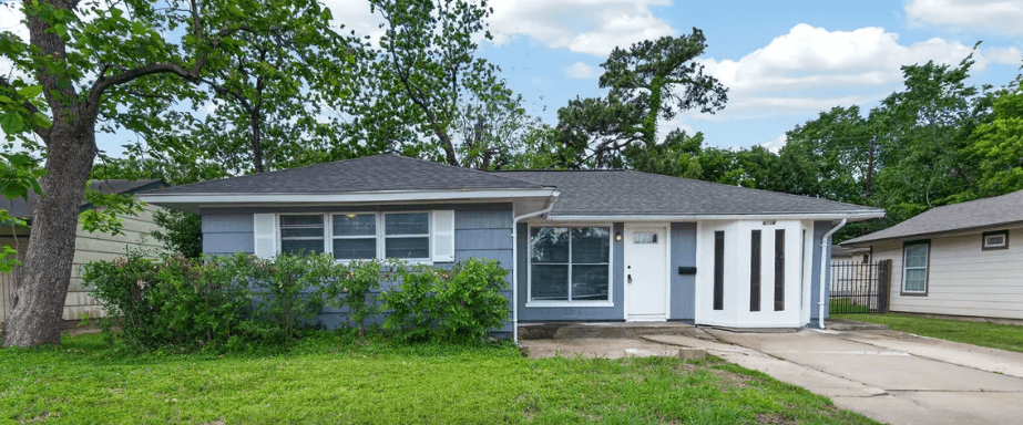 6718 Crosswell St Houston TX single family rental property cash flow analysis at four mortgage rates